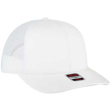 112-3 OTTO Cap 6 Panel Mid Profile Mesh Back Trucker Hat 112-3 OTTO Cap 6 Panel Mid Profile Mesh Back Trucker Hat