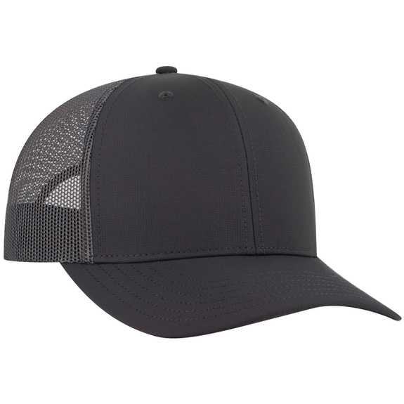 112-3 OTTO Cap 6 Panel Mid Profile Mesh Back Trucker Hat 112-3 OTTO Cap 6 Panel Mid Profile Mesh Back Trucker Hat
