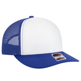 1120-1 OTTO CAP Seamless 6 Panel Mid Profile Mesh Back Trucker Hat