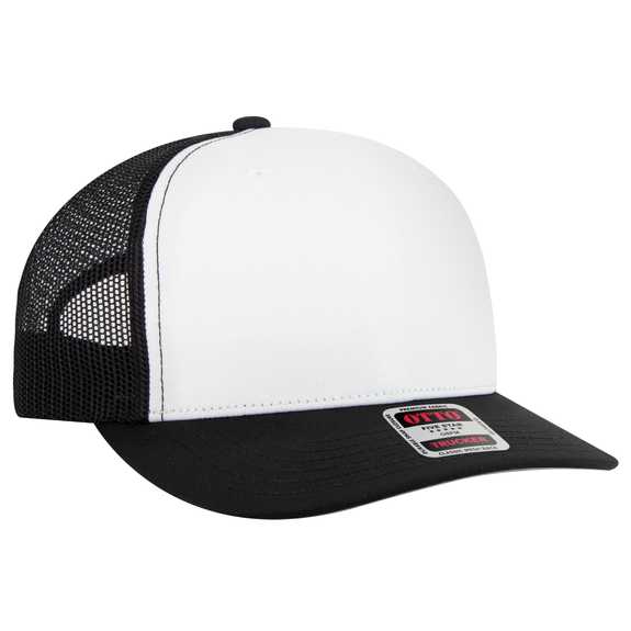 1120-1 OTTO CAP Seamless 6 Panel Mid Profile Mesh Back Trucker Hat 1120-1 OTTO CAP Seamless 6 Panel Mid Profile Mesh Back Trucker Hat