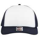 1120-1 OTTO CAP Seamless 6 Panel Mid Profile Mesh Back Trucker Hat