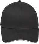 12-1163 Stretchable Superior Cotton Twill Sandwich Visor "OTTO FLEX" Six Panel Low Profile Baseball Cap