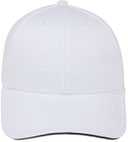 12-1163 Stretchable Superior Cotton Twill Sandwich Visor "OTTO FLEX" Six Panel Low Profile Baseball Cap