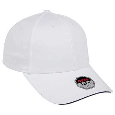 12-1163 Stretchable Superior Cotton Twill Sandwich Visor "OTTO FLEX" Six Panel Low Profile Baseball Cap 12-1163 Stretchable Superior Cotton Twill Sandwich Visor "OTTO FLEX" Six Panel Low Profile Baseball Cap