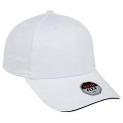 12-1163 Stretchable Superior Cotton Twill Sandwich Visor "OTTO FLEX" Six Panel Low Profile Baseball Cap 12-1163 Stretchable Superior Cotton Twill Sandwich Visor "OTTO FLEX" Six Panel Low Profile Baseball Cap