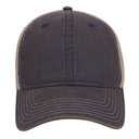 121-1297 Vintage Dirty Wash Cotton Twill w/ Soft Polyester Mesh Back Low Profile Cap