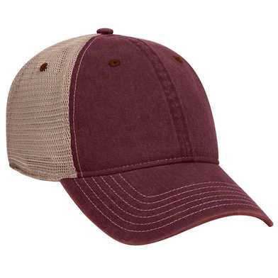 121-1297 Vintage Dirty Wash Cotton Twill w/ Soft Polyester Mesh Back Low Profile Cap 121-1297 Vintage Dirty Wash Cotton Twill w/ Soft Polyester Mesh Back Low Profile Cap
