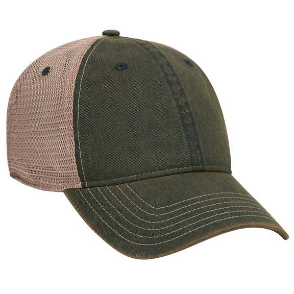 121-1297 Vintage Dirty Wash Cotton Twill w/ Soft Polyester Mesh Back Low Profile Cap 121-1297 Vintage Dirty Wash Cotton Twill w/ Soft Polyester Mesh Back Low Profile Cap