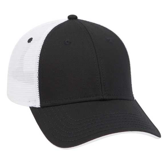 122-945 Superior Cotton Twill Flipped Edge Visor Low Profile Pro Style Mesh Back Caps 122-945 Superior Cotton Twill Flipped Edge Visor Low Profile Pro Style Mesh Back Caps