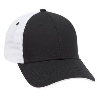 122-945 Superior Cotton Twill Flipped Edge Visor Low Profile Pro Style Mesh Back Caps