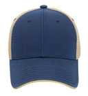 122-945 Superior Cotton Twill Flipped Edge Visor Low Profile Pro Style Mesh Back Caps