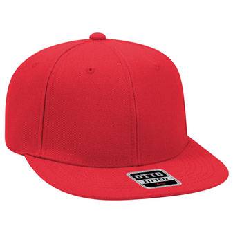 123-969 "Otto Fit" Wool Blend Flat Visor Fitted Pro Style Caps (6 7/8" - 7 7/8")