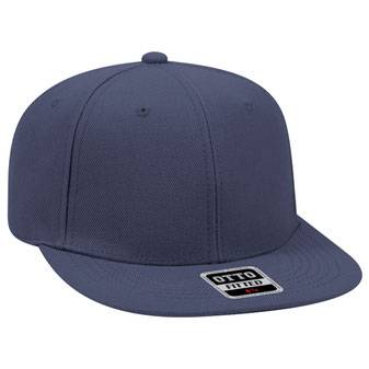 123-969 "Otto Fit" Wool Blend Flat Visor Fitted Pro Style Caps (6 7/8" - 7 7/8")