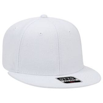 123-969 "Otto Fit" Wool Blend Flat Visor Fitted Pro Style Caps (6 7/8" - 7 7/8")