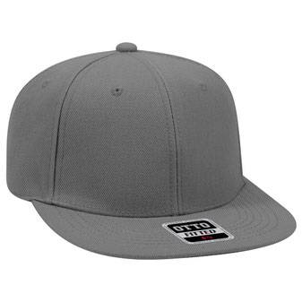 123-969 "Otto Fit" Wool Blend Flat Visor Fitted Pro Style Caps (6 7/8" - 7 7/8")