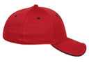 124-1159 "Otto Flex" Cool Comfort Stretchable Polyester Cool Mesh Flipped Edge Visor Low Profile Style Caps