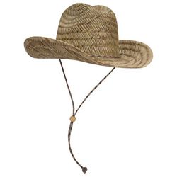 129-1326 OTTO CAP Straw Cowboy Hat w/Adjustable Cord 129-1326 OTTO CAP Straw Cowboy Hat w/Adjustable Cord
