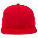 13-1206 Cool Comfort Stretchable Polyester Cool Mesh Square Flat Visor "OTTO FLEX" Six Panel Mid Profile Style Baseball Cap