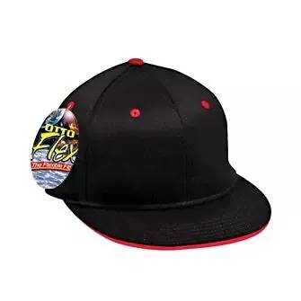 13-725 OTTO Flex 6 Panel Mid Profile Flat Visor Baseball Cap