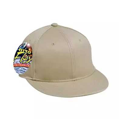 13-725 OTTO Flex 6 Panel Mid Profile Flat Visor Baseball Cap 13-725 OTTO Flex 6 Panel Mid Profile Flat Visor Baseball Cap