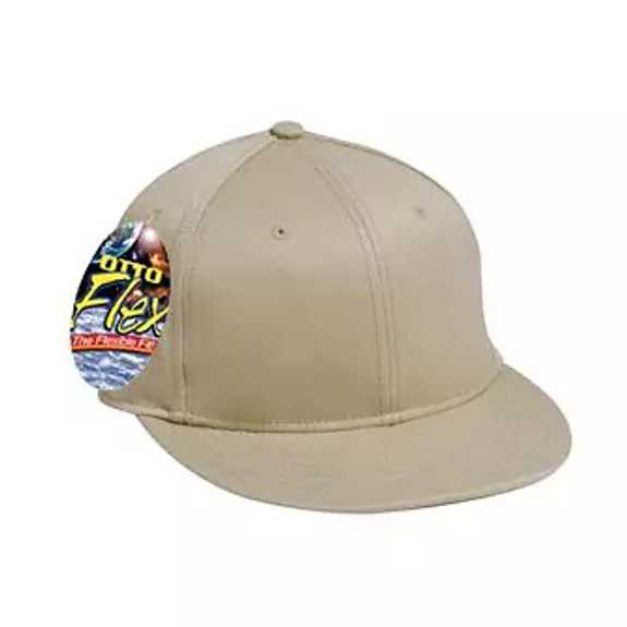13-725 OTTO Flex 6 Panel Mid Profile Flat Visor Baseball Cap 13-725 OTTO Flex 6 Panel Mid Profile Flat Visor Baseball Cap