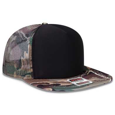 132-1037 OTTO CAP "OTTO SNAP" 5 Panel High Crown Mesh Back Trucker Snapback Hat 132-1037 OTTO CAP "OTTO SNAP" 5 Panel High Crown Mesh Back Trucker Snapback Hat