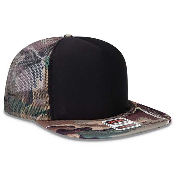 132-1037 OTTO CAP "OTTO SNAP" 5 Panel High Crown Mesh Back Trucker Snapback Hat 132-1037 OTTO CAP "OTTO SNAP" 5 Panel High Crown Mesh Back Trucker Snapback Hat