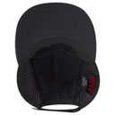 133-1 OTTO CAP 5 Panel Running Hat w/ Elastic Soft Visor