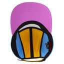 133-1 OTTO CAP 5 Panel Running Hat w/ Elastic Soft Visor