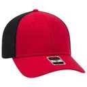 135-1230 Superior Cotton Twill Stretchable Polyester Mesh Back Low Profile Pre-Curved Visor Cap