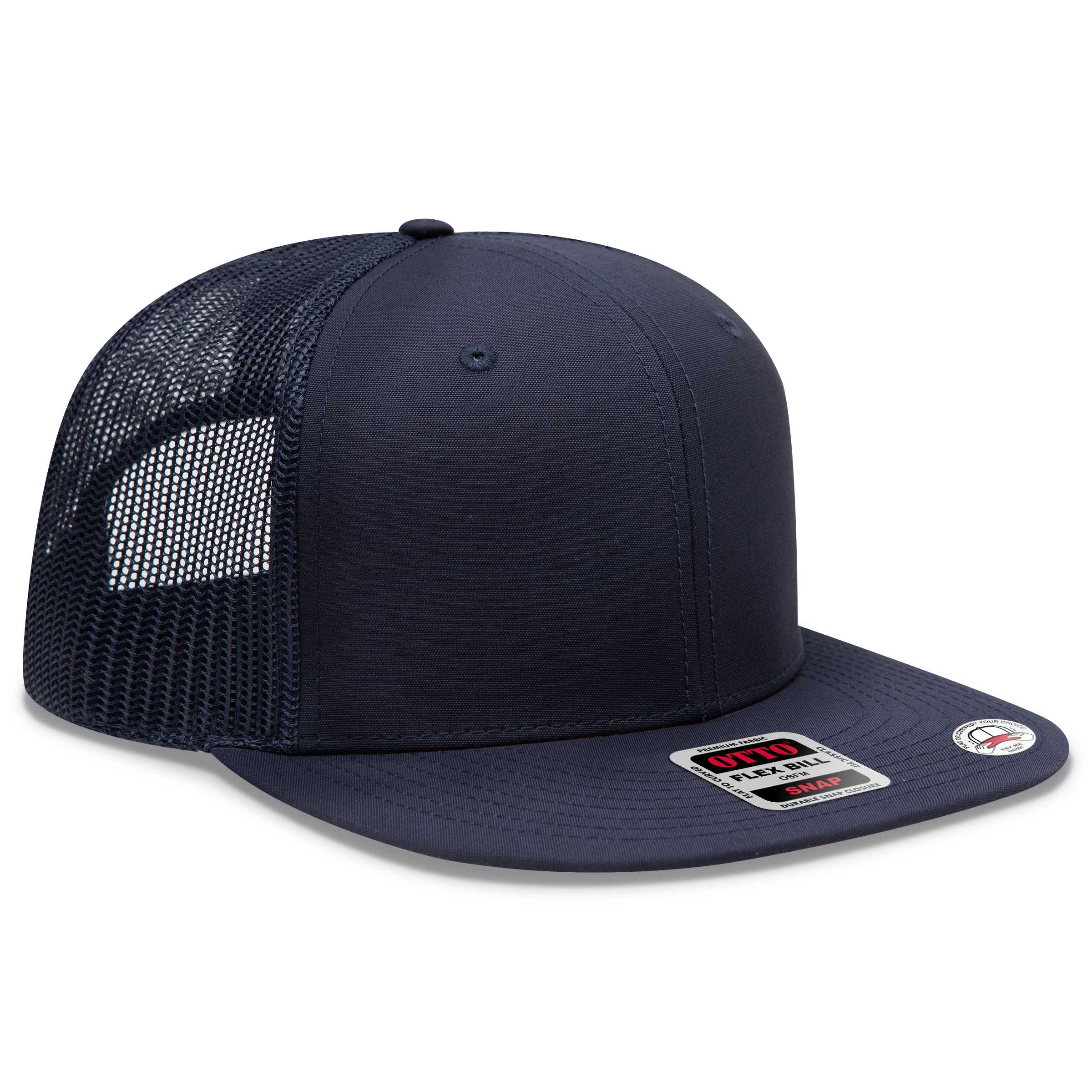 141-1070 OTTO CAP "OTTO SNAP" 6 Panel Pro Style Mesh Back Trucker Snapback Hat