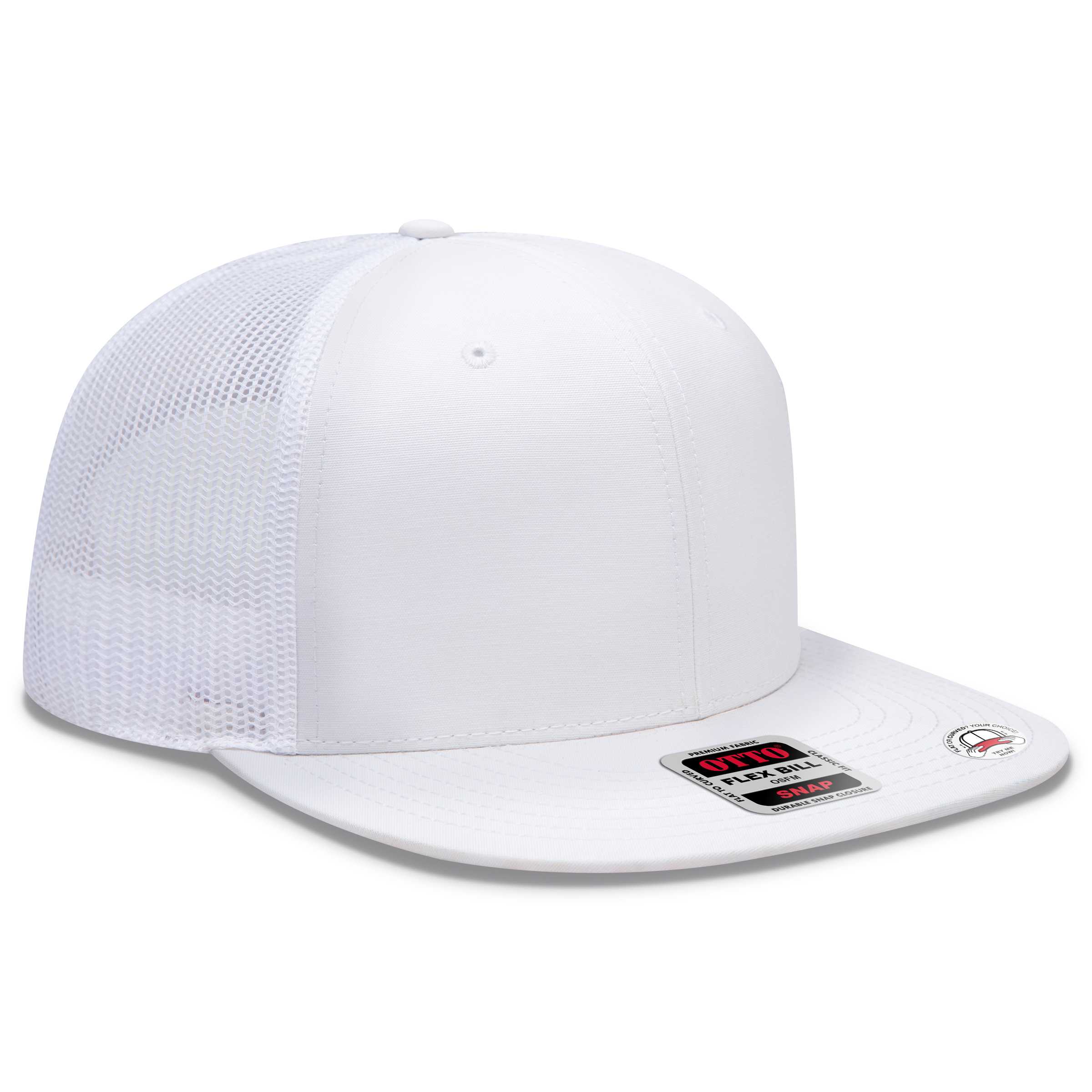 141-1070 OTTO CAP "OTTO SNAP" 6 Panel Pro Style Mesh Back Trucker Snapback Hat