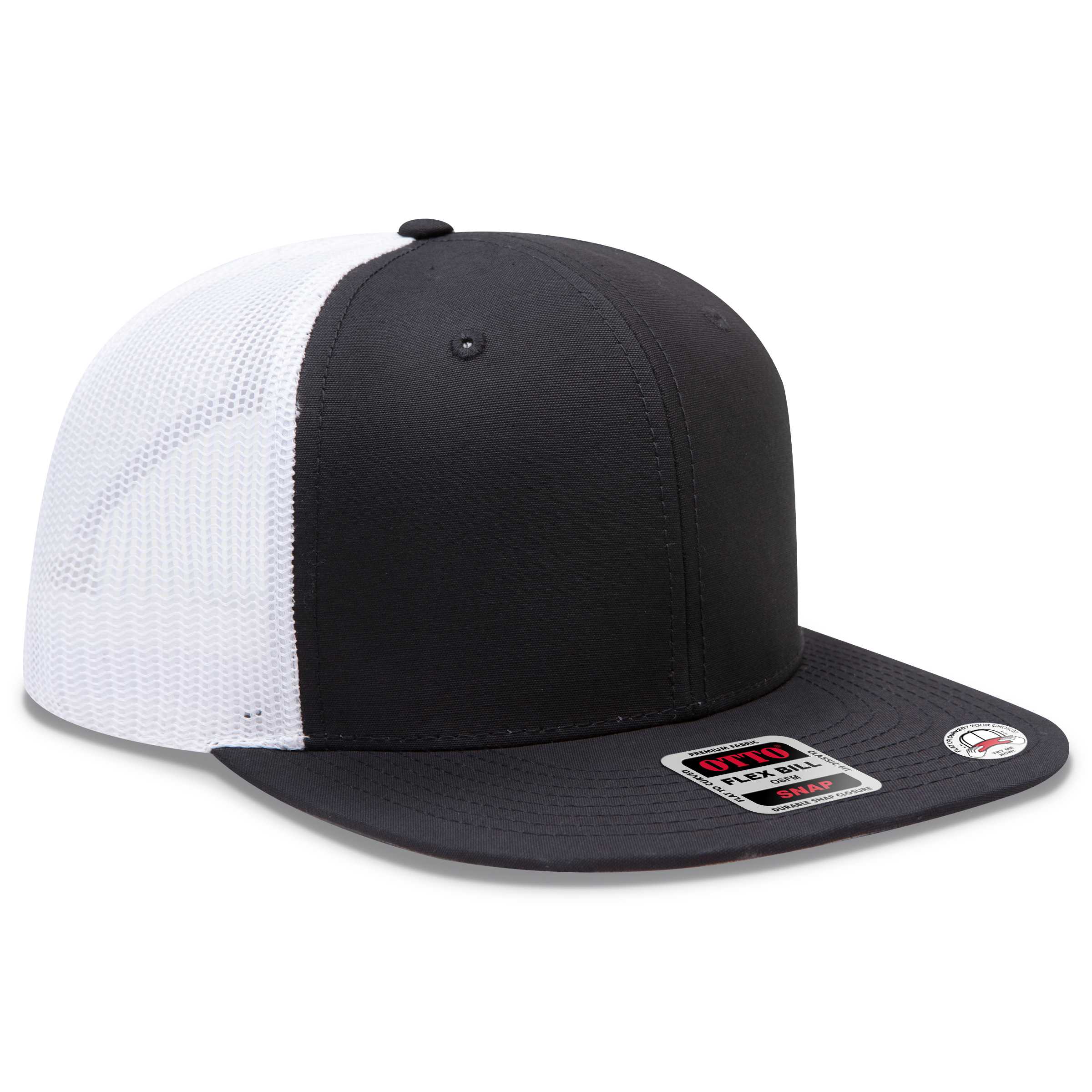 141-1070 OTTO CAP "OTTO SNAP" 6 Panel Pro Style Mesh Back Trucker Snapback Hat