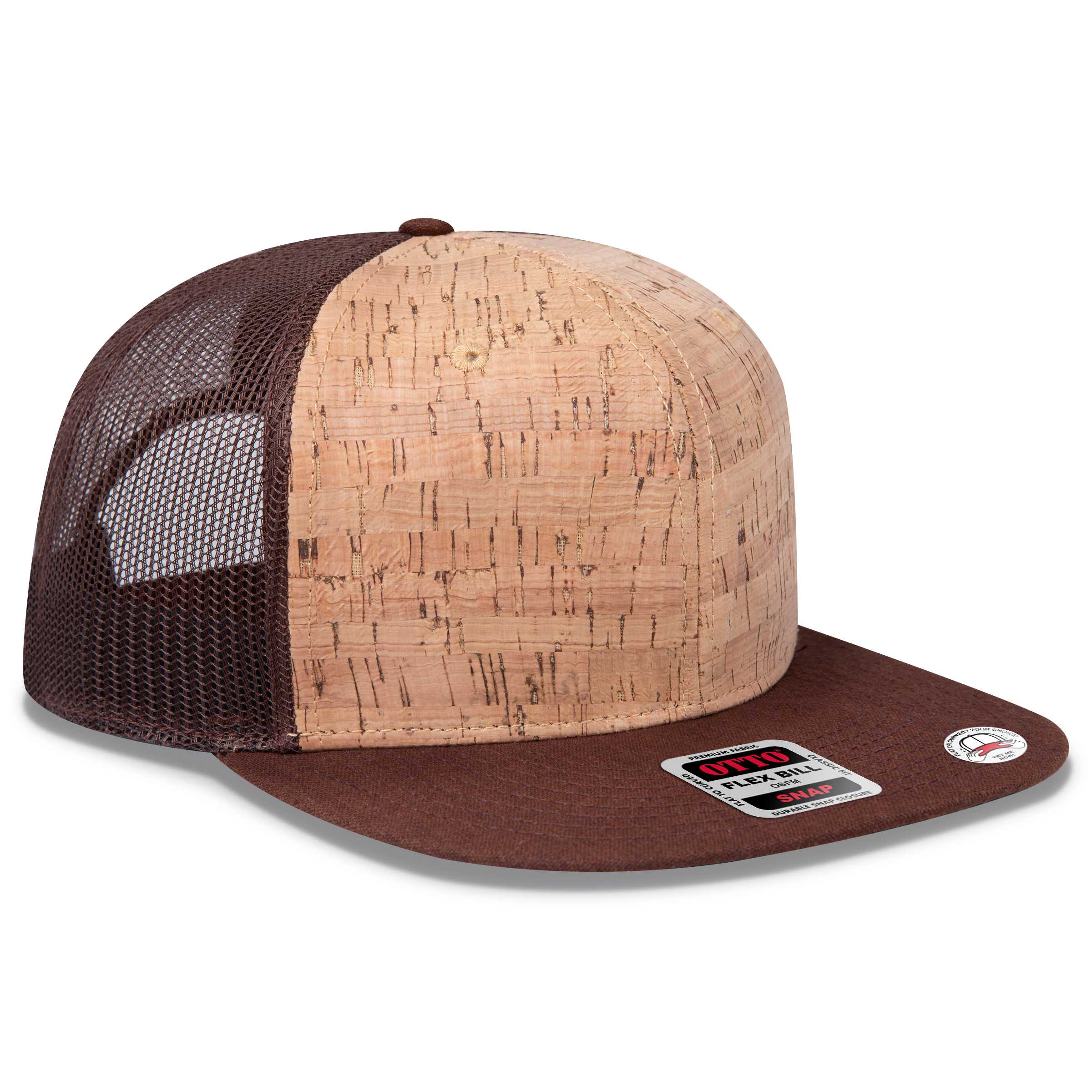 141-1070 OTTO CAP "OTTO SNAP" 6 Panel Pro Style Mesh Back Trucker Snapback Hat