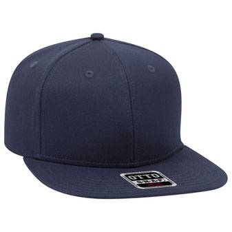 148-1197 Cotton Twill Square Flat Visor Pro Style Snapback Caps
