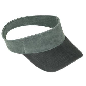 15-280 "Otto Flex" Washed Pigment Dyed Cotton Twill Sun Visors