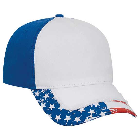 150-1076 US Flag Pattern Distressed Visor Superior Garment Washed Cotton Twill w/ Heavy Stitching Low Profile 150-1076 US Flag Pattern Distressed Visor Superior Garment Washed Cotton Twill w/ Heavy Stitching Low Profile
