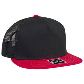 154-1124 OTTO CAP "OTTO SNAP" 5 Panel Mid Profile Mesh Back Trucker Snapback Hat