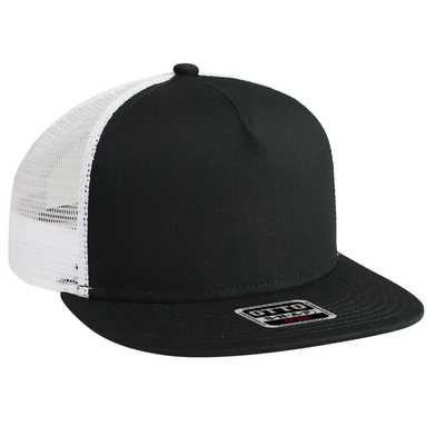 154-1124 OTTO CAP "OTTO SNAP" 5 Panel Mid Profile Mesh Back Trucker Snapback Hat 154-1124 OTTO CAP "OTTO SNAP" 5 Panel Mid Profile Mesh Back Trucker Snapback Hat