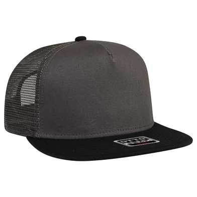 154-1124 OTTO CAP "OTTO SNAP" 5 Panel Mid Profile Mesh Back Trucker Snapback Hat 154-1124 OTTO CAP "OTTO SNAP" 5 Panel Mid Profile Mesh Back Trucker Snapback Hat