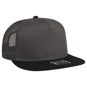 154-1124 OTTO CAP "OTTO SNAP" 5 Panel Mid Profile Mesh Back Trucker Snapback Hat