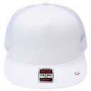 154-1174 Cork Square Flat Visor Pro Style Mesh Back Snapback Caps