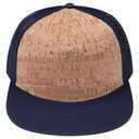 154-1174 Cork Square Flat Visor Pro Style Mesh Back Snapback Caps
