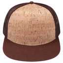 154-1174 Cork Square Flat Visor Pro Style Mesh Back Snapback Caps