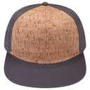 154-1174 Cork Square Flat Visor Pro Style Mesh Back Snapback Caps