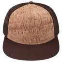 154-1174 Cork Square Flat Visor Pro Style Mesh Back Snapback Caps