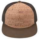 154-1174 Cork Square Flat Visor Pro Style Mesh Back Snapback Caps
