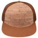 154-1174 Cork Square Flat Visor Pro Style Mesh Back Snapback Caps