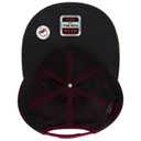 158-1176 Wool Blend Square Flat Visor Pro Style Snapback Caps