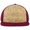 158-1176 Wool Blend Square Flat Visor Pro Style Snapback Caps